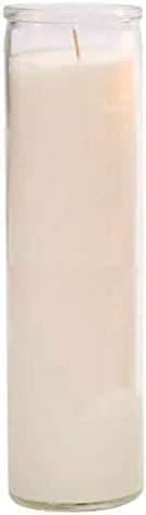 Aspen Brands Classic White Devotional Candles, Set of 6, 8-INCHES Tall