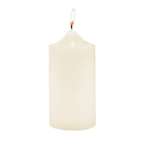 Super Z Unscented Pillar Candles for Weddings and Home Decoration