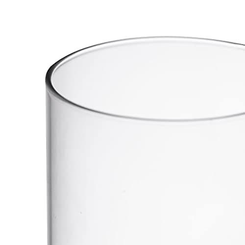 CYS D-3" H-6" Glass Hurricane Candleholder Clear Chimney Shade