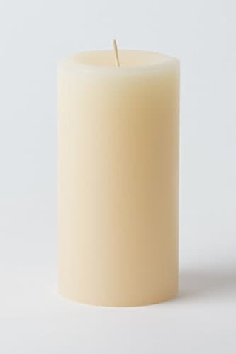 Mister Candle Dripless Assorted Pillar Candles for Wedding & Home Decor (Ivory)