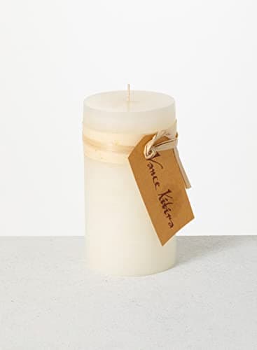 Sullivans Vance Kitira 6-Inch Off-White Unscented Pillar Candles Set of 2