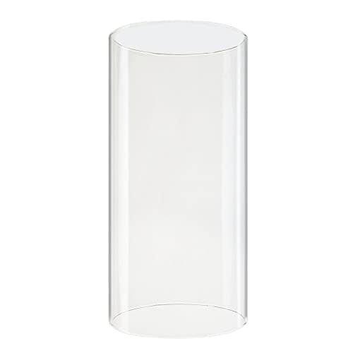 CYS D-3" H-6" Glass Hurricane Candleholder Clear Chimney Shade