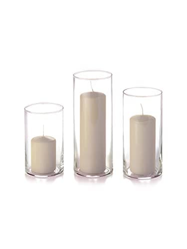 Yummi Ivory Slim Pillars & Cylinders Set of 36