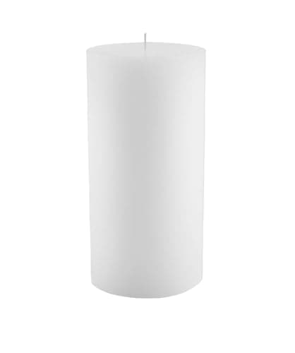 Premium Unscented White Pillar Candle for Home, Weddings, and Gifts for Women