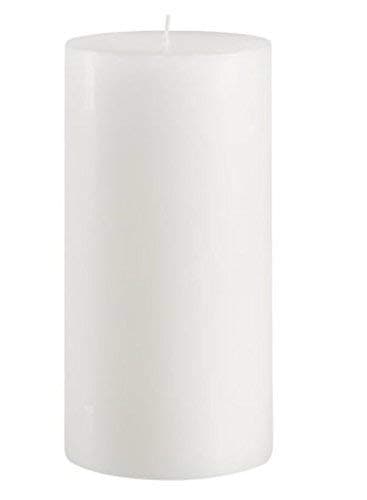 Premium Unscented White Pillar Candle for Home, Weddings, and Gifts for Women