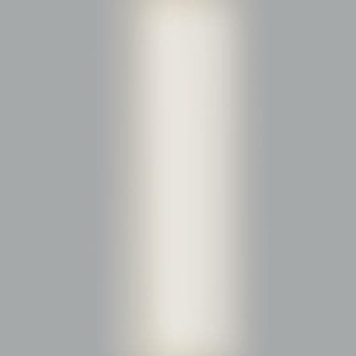 MOZEAL 3 Inch White Round Pillar Candles Set of 3 - Elegant, Dripless, Unscented, Smokeless