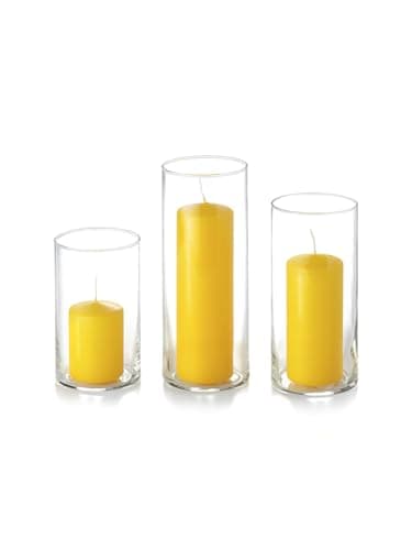 Yummi Ivory Slim Pillars & Cylinders Set of 36