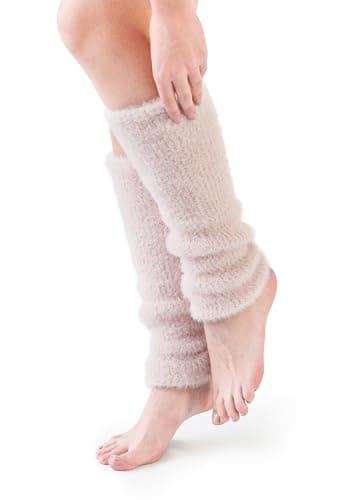 NiceACSRise Long Wool Knit Leg Warmers for Women - Ballet, Ice Skating & Dance