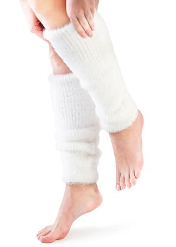 NiceACSRise Long Wool Knit Leg Warmers for Women - Ballet, Ice Skating & Dance