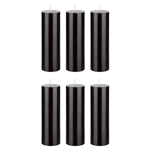 Premium Hand-Poured Unscented White Pillar Candle, 2" x 6" - Home Décor Events