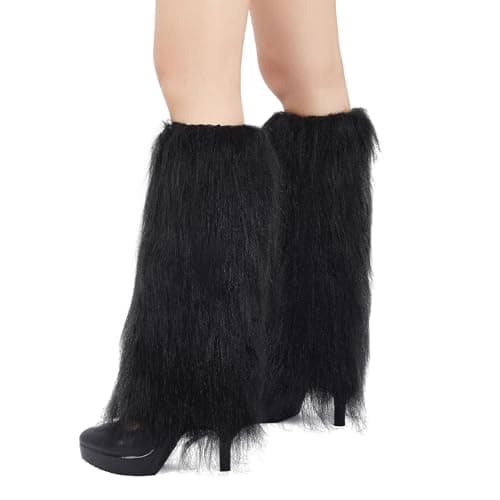 Century Star Warm Furry Leg Warmers for Women Halloween Costumes