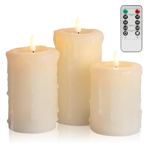Angelloong Flickering Flameless Candles with Remote Timed Home Decor