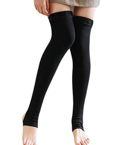 Women's Winter Over Knee Fleece-Lined Leg Warmers