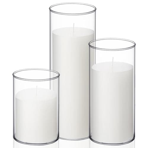 Slim Candle Wedding Valentine's Day Centerpieces
