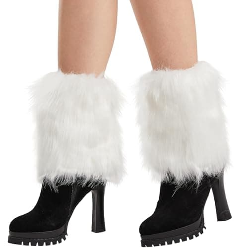 Nanxson Women's Fur Leg Warmers Cover Sleeves Winter TTW0071