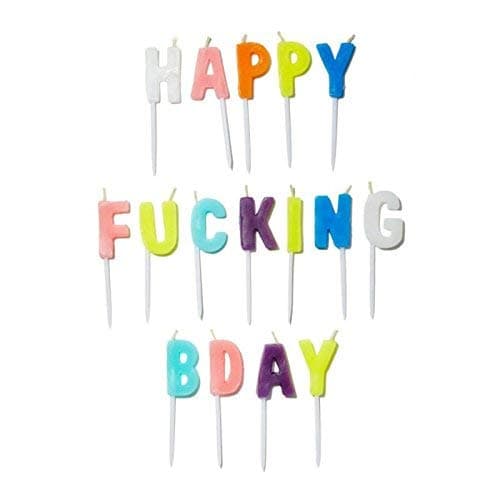 NPW Gifts W10084 Elegant Birthday Cake Candles