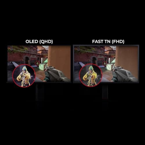 BenQ Zowie XL2566X+ 400Hz 24.1" TN Esports Monitor | Motion Clarity DyAc2 | XL Sharing | Shielding Hood