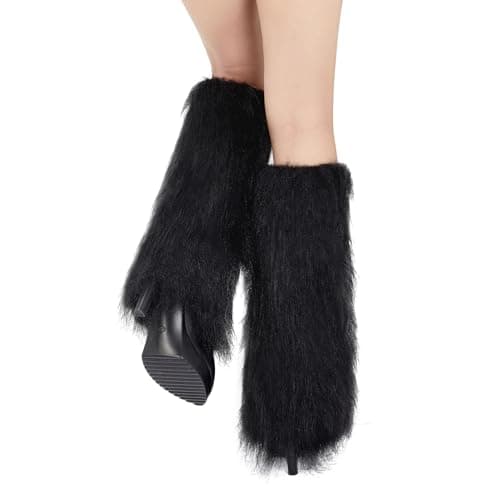 Century Star Warm Furry Leg Warmers for Women Halloween Costumes