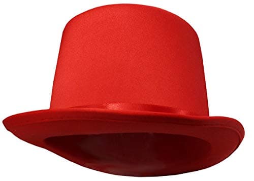 Nicky Bigs Novelties Satin Costume Top Hat for Adults Prom Tuxedo Formal Events
