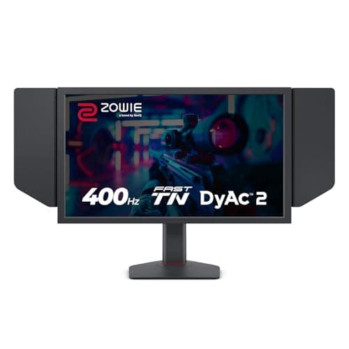 BenQ Zowie XL2566X+ 400Hz 24.1" TN Esports Monitor | Motion Clarity DyAc2 | XL Sharing | Shielding Hood