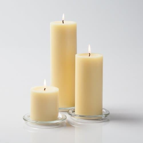 36 Black Pillar Candles for Richland Customers