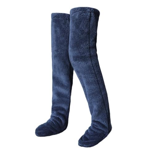Zsedrut Winter Warm Over Knee Long Socks for Women Sleeping Leg Warmers