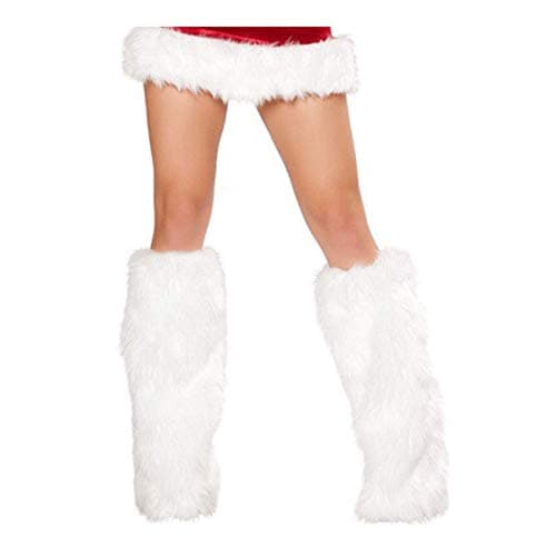 HiMeiping Cozy Faux Fur Leg Warmer Boot Cuff Cover