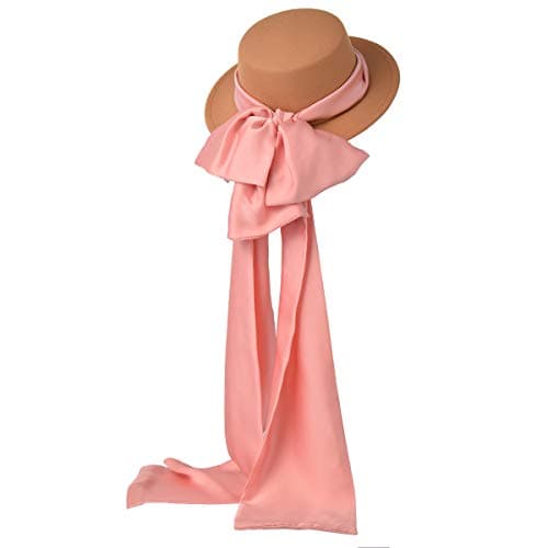 COSDREAMER Victorian Tea Party Sun Hat with Wide Ribbons