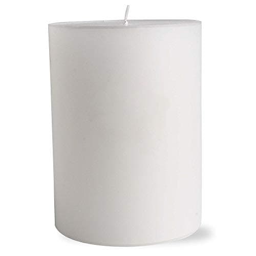 Chapel 3X12 White Pillar Unscented Paraffin Wax Candle Drip-Free 175 Hours Home Decor