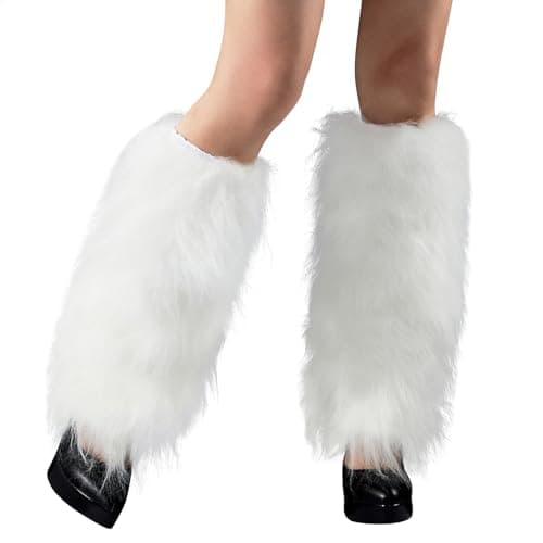 Century Star Warm Furry Leg Warmers for Women Halloween Costumes