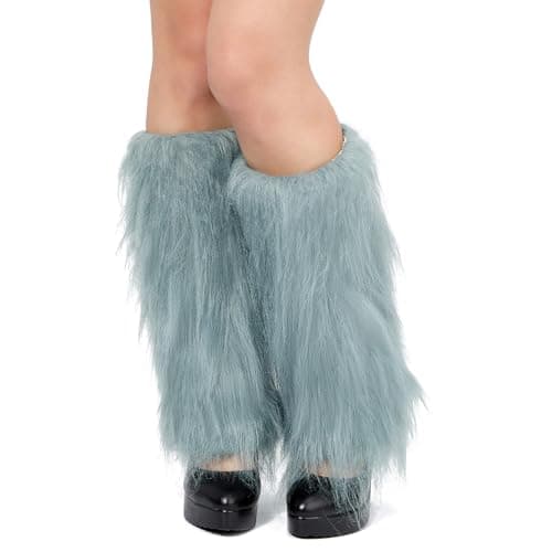 Century Star Warm Furry Leg Warmers for Women Halloween Costumes