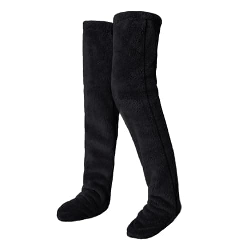 Zsedrut Winter Warm Over Knee Long Socks for Women Sleeping Leg Warmers