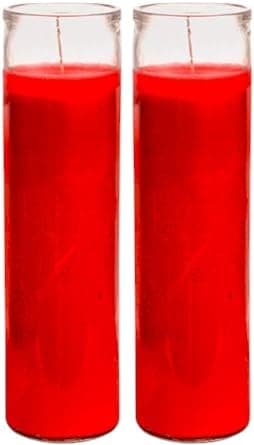 Aspen Brands Classic White Devotional Candles, Set of 6, 8-INCHES Tall