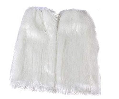 HiMeiping Cozy Faux Fur Leg Warmer Boot Cuff Cover