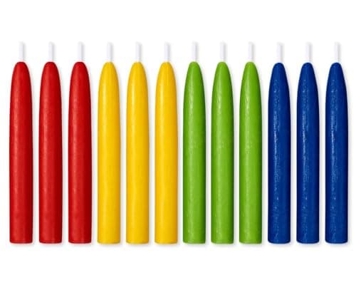 Papyrus Metallic Birthday Candles (24-Count)
