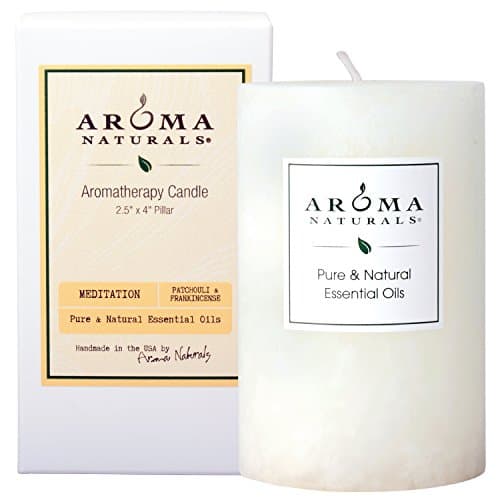 Aroma Naturals Patchouli & Frankincense Meditation Candle, 2.5" x 4"