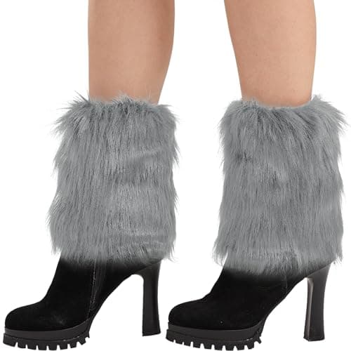Nanxson Women's Fur Leg Warmers Cover Sleeves Winter TTW0071
