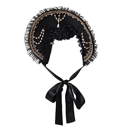 COSDREAMER Victorian Lace Flowers Sun Hat for Girls & Women