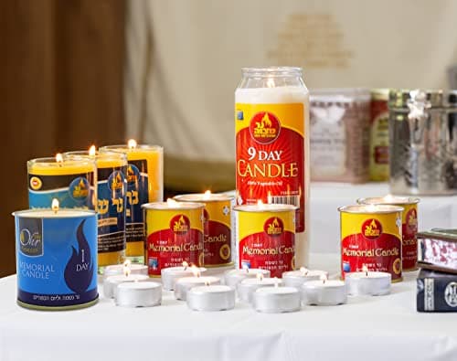 24-Hour Kosher Yahrzeit Candle for Memorial Day (Pack of 48)