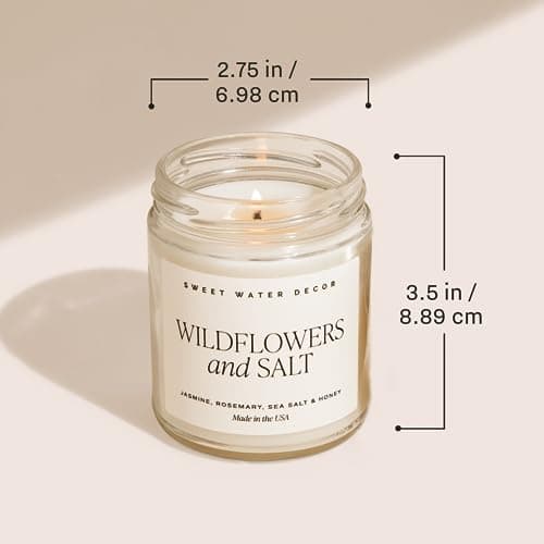 Sweet Water Decor Vanilla Sugar Birthday Candles - Perfect Gift for Mom Friends Girls