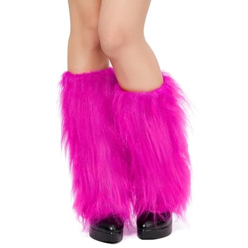 Century Star Warm Furry Leg Warmers for Women Halloween Costumes