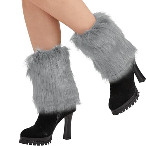 Nanxson Women's Fur Leg Warmers Cover Sleeves Winter TTW0071