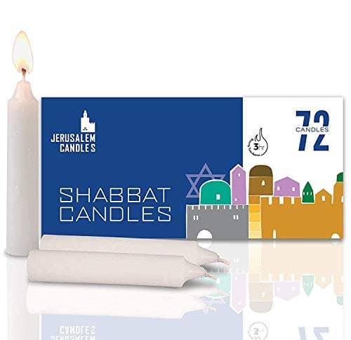 Shabbat Candles - 3 Hour - 1-Pack x 72 Count