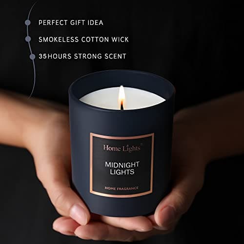 Natural Scented Candle - Long Lasting 35hr Burn, Quality Soy Wax