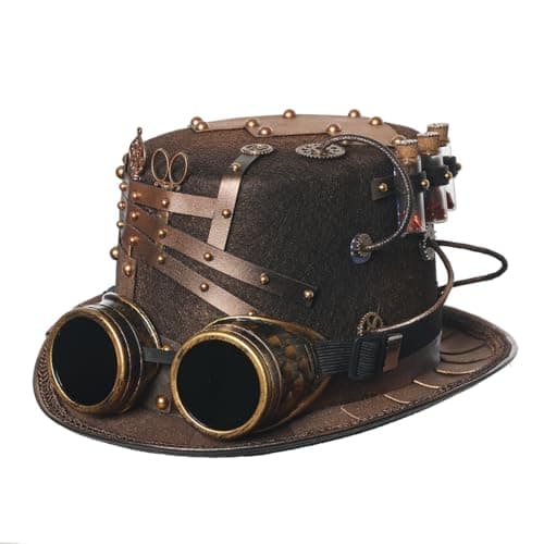 BLESSUME Steampunk Top Hat for Halloween Party