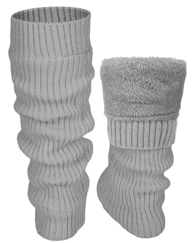 Shihanee Women's Fleece Lined Leg Warmers for Everyday Wear and Skating