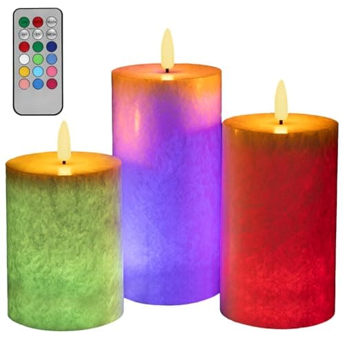 Angelloong Flickering Flameless Candles with Remote Timed Home Decor
