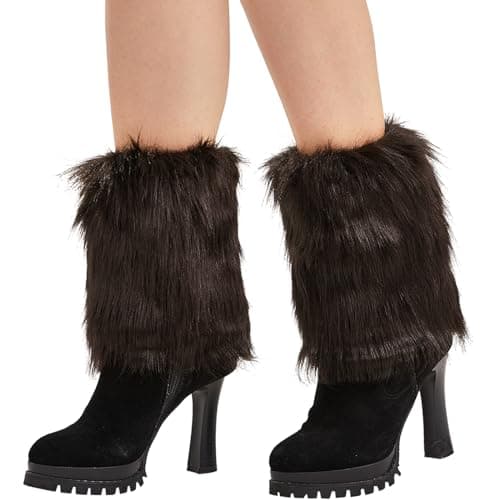Nanxson Women's Fur Leg Warmers Cover Sleeves Winter TTW0071