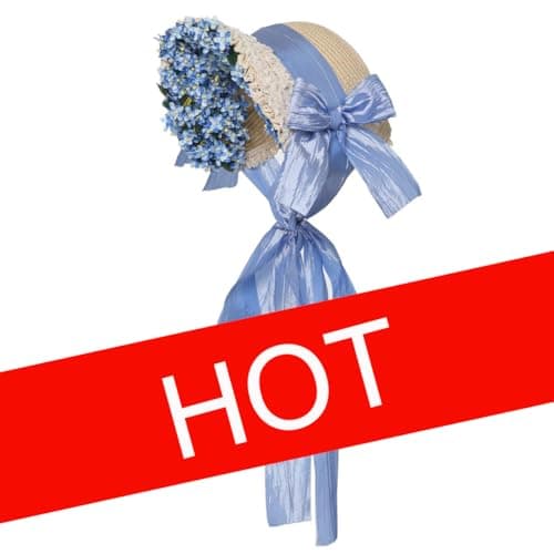 COSDREAMER Victorian Style Sun Hat for Women and Girls