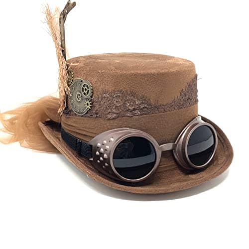 Steampunk Top Hat Costume for Halloween and Cosplay Party
